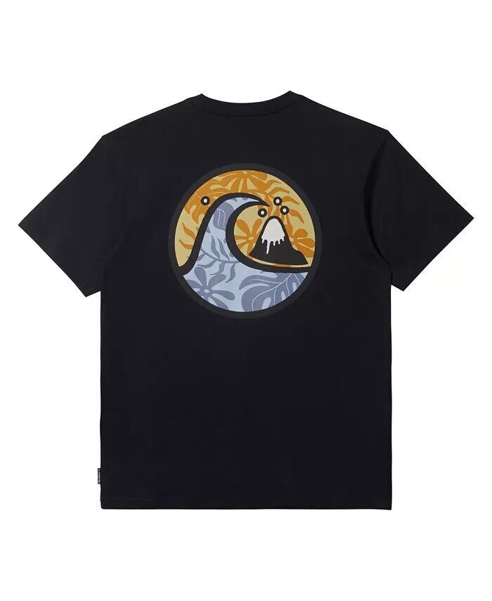 

Мужская футболка Jungle Safari Mor с коротким рукавом Quiksilver, черный