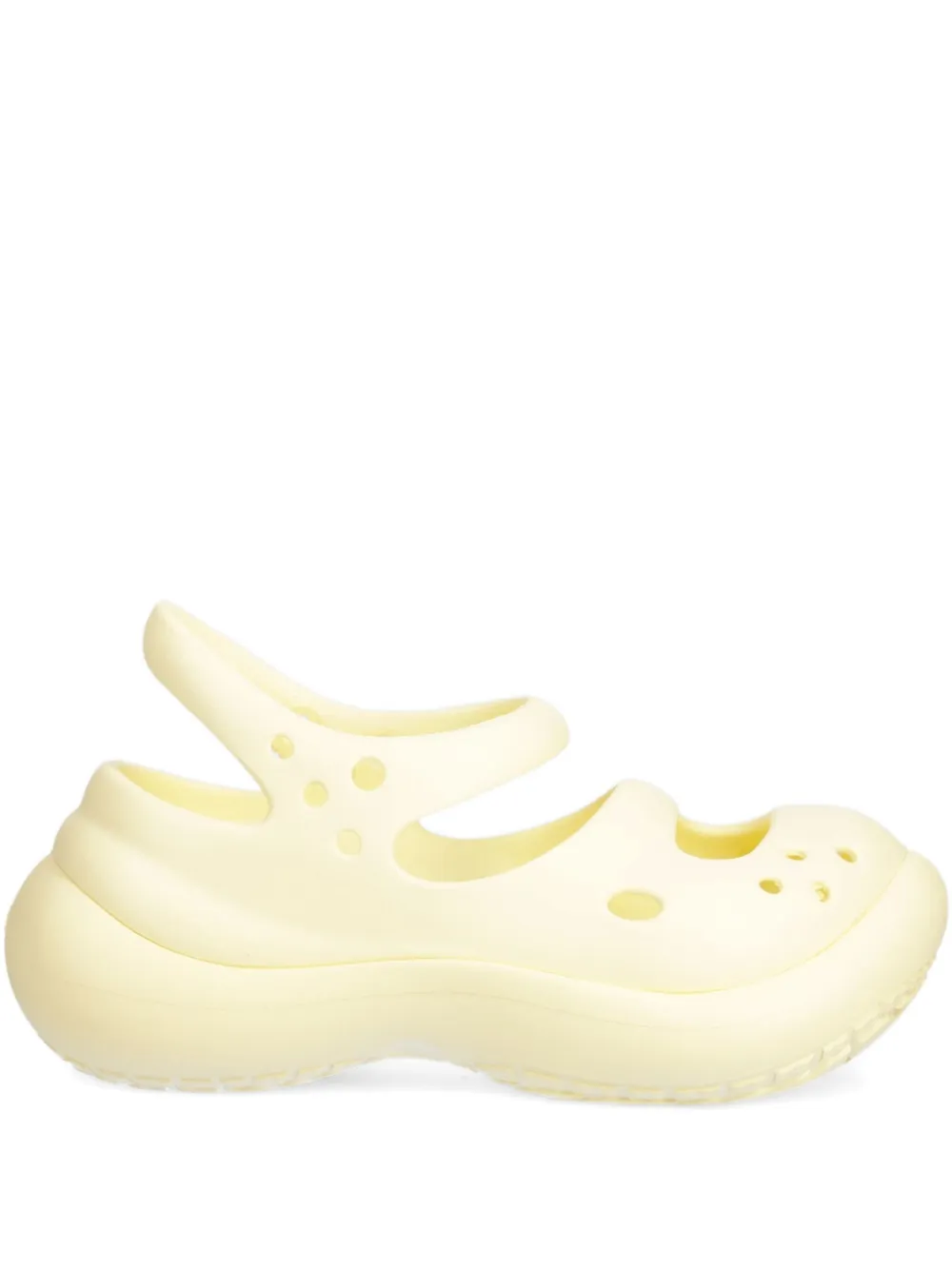 Сандалии Мэри Джейн с перфорацией Crocs, желтый