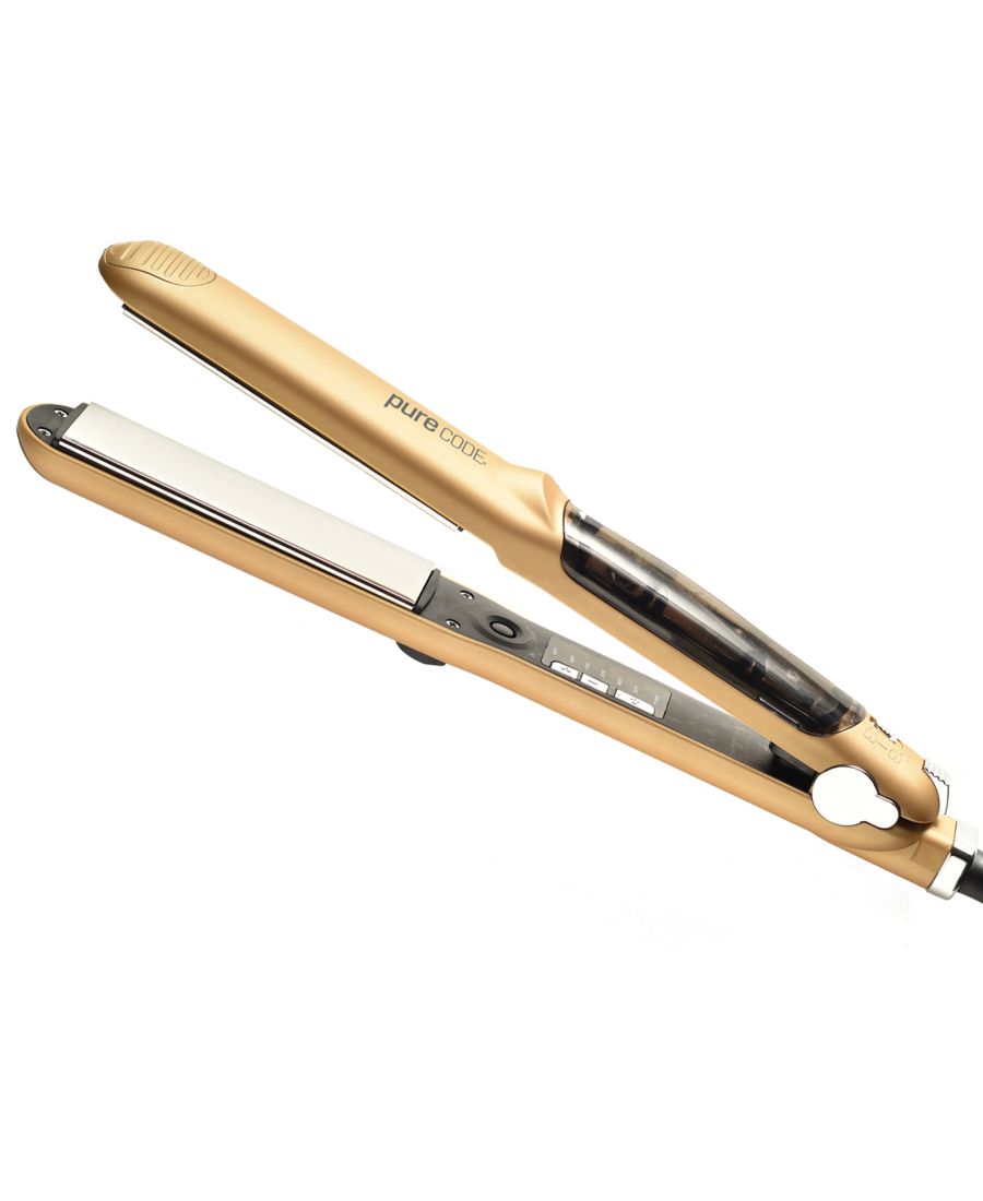 

Сыворотка для защиты от утюга и высоких температур Titanium Infuse Pro Vapor с аргановым маслом PURECODE, золото