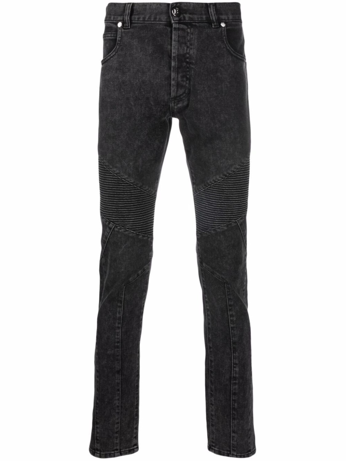 

Balmain джинсы с тисненым логотипом, черный