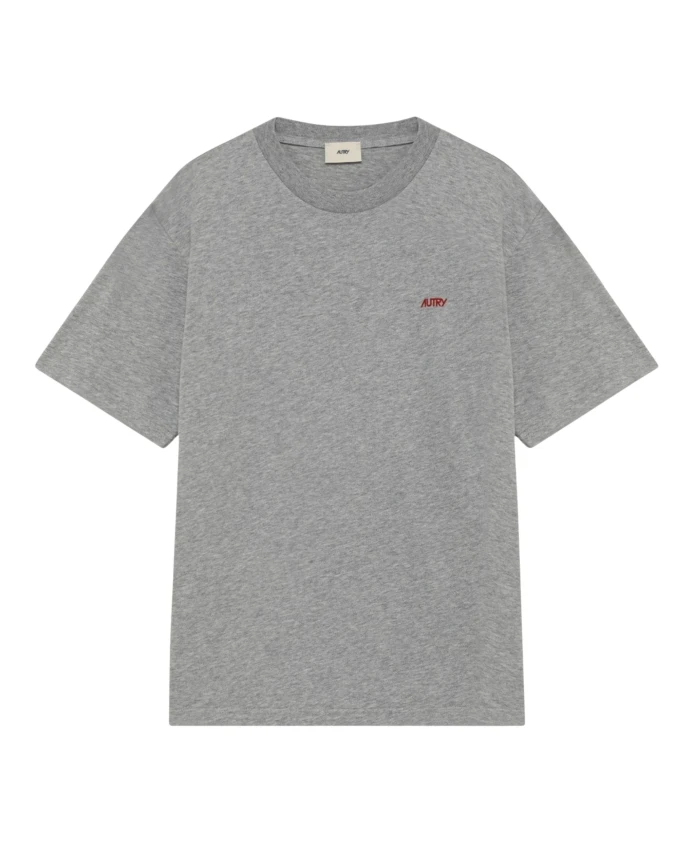 

Хлопковая футболка с принтом в виде воды. Autry, серый