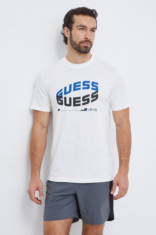 

Футболка из хлопка Guess, бежевый