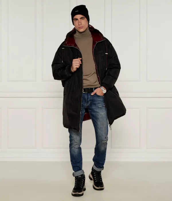 Шерстяная водолазка Musso-p Slim fit Boss, бежевый — фото 2