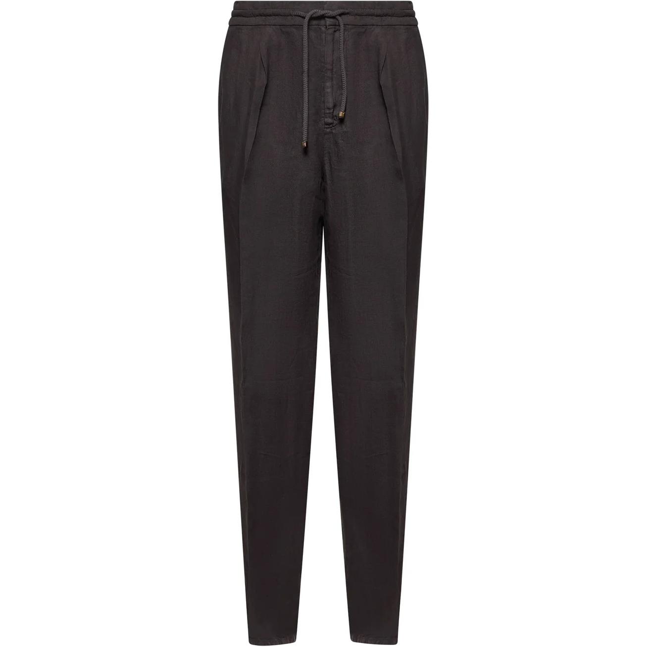 

Брюки с эластичным поясом и шнурком Brunello Cucinelli, коричневый