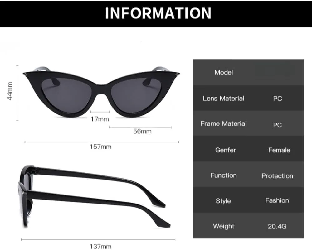 

Женские солнцезащитные очки «кошачий глаз», маленький размер, модные ретро-очки с декором в стиле «кошачий глаз», зеленые солнцезащитные очки UV400 UJNHGQ, Black