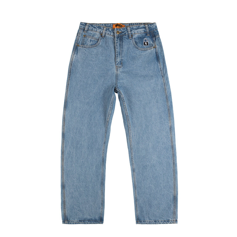

Джинсы lock baggy denim jeans Butter Goods, индиго