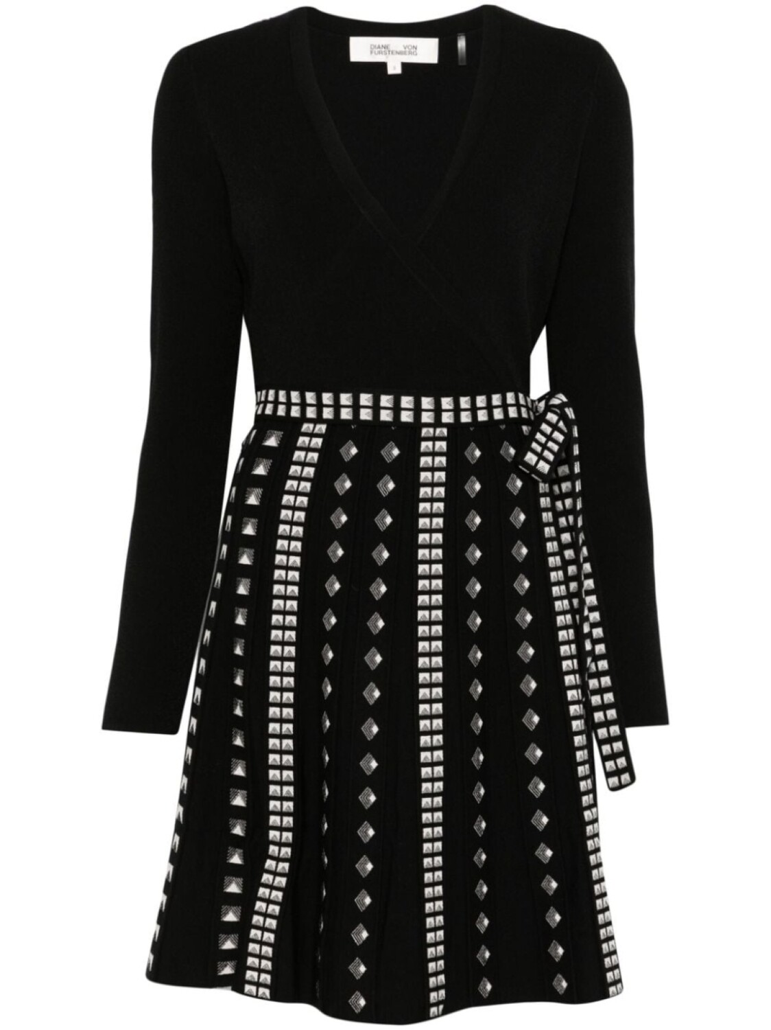 

Платье мини Chelsea DVF Diane von Furstenberg, черный