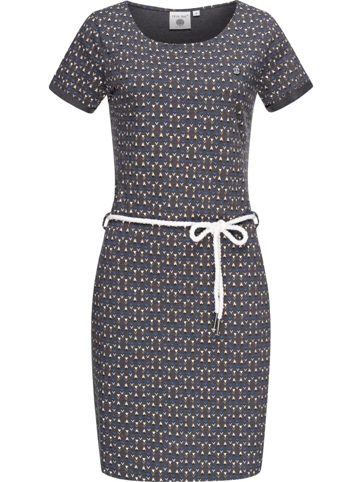 

Короткое платье PEAK TIME Sommerkleid L80022, цвет Midgrey Melange Graphic