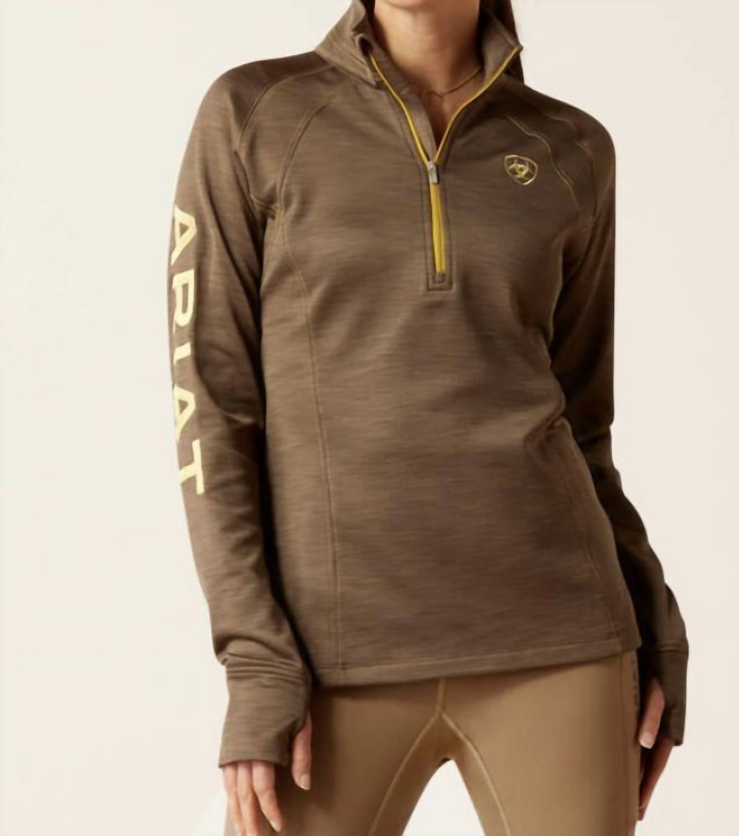 

Толстовка Tek Team 1/2 Zip в столовой ARIAT, цвет canteen