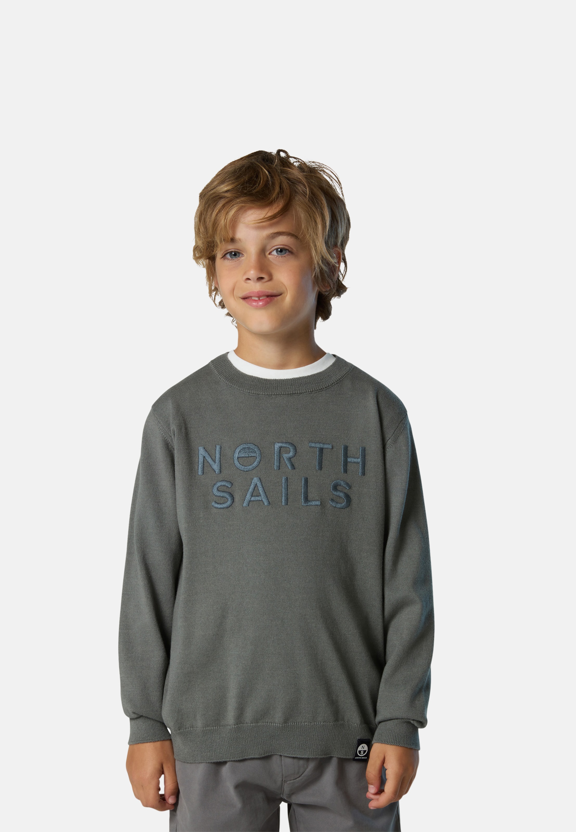 North Sails Свитер в цвете базальтовый серый, темно-серый — фото 2
