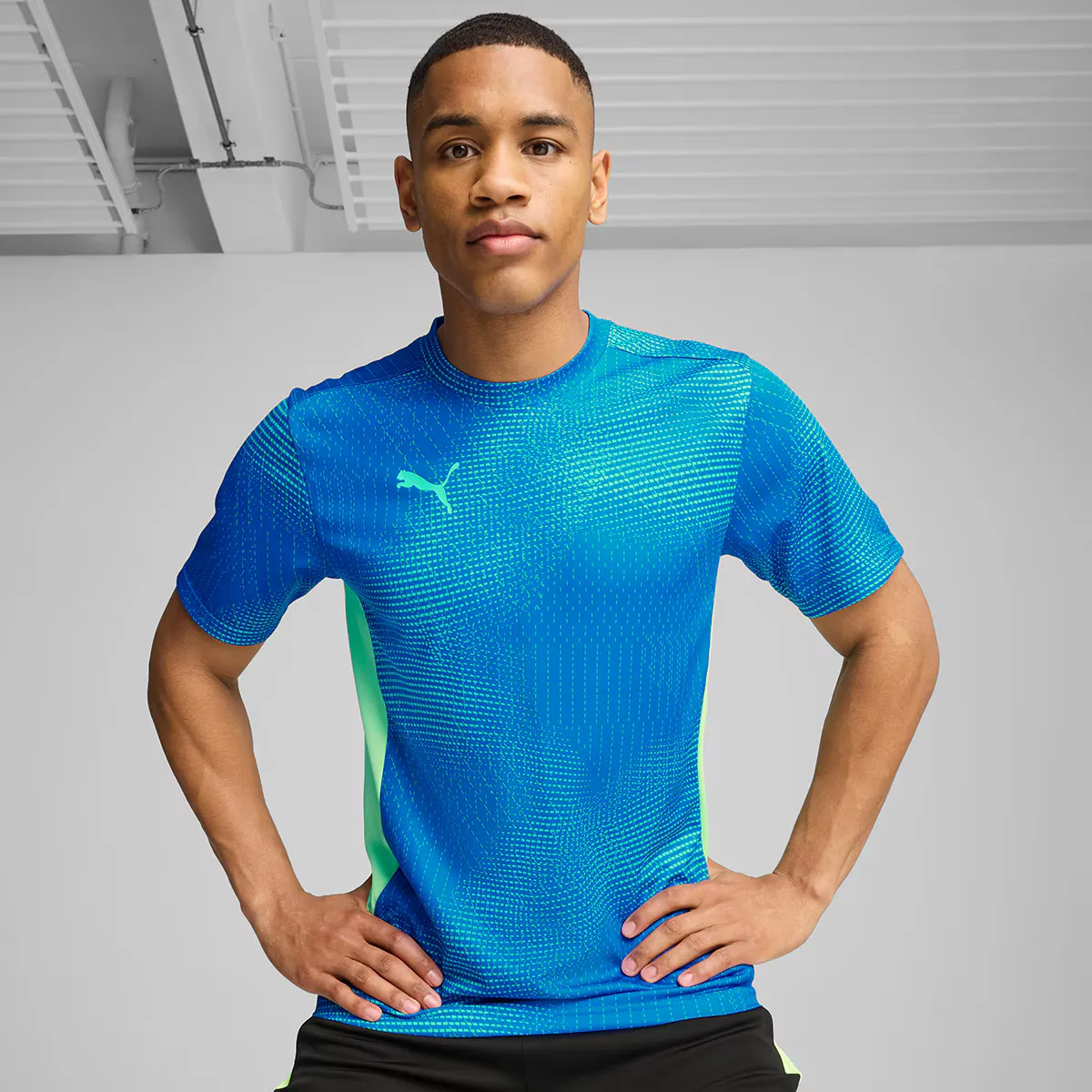 

Мужская индивидуальная футболка FINAL Jersey Puma, синий