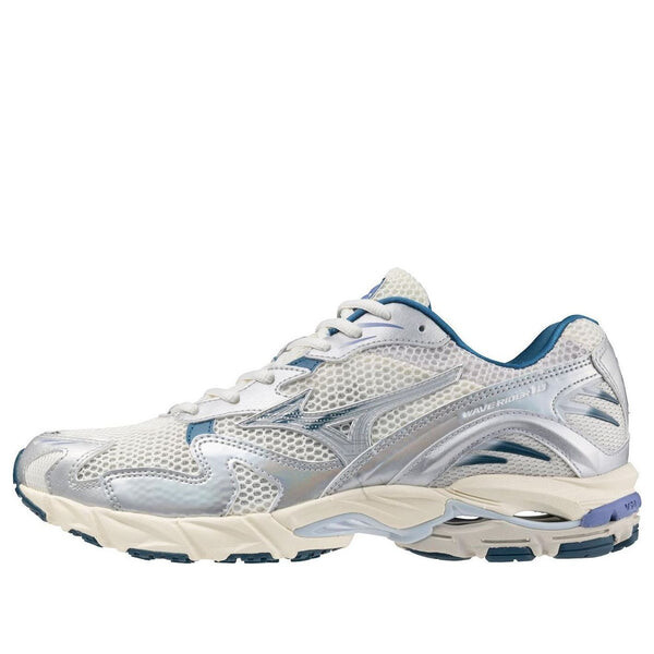 

Кроссовки wave rider 10 'white silver blue' Mizuno, белый