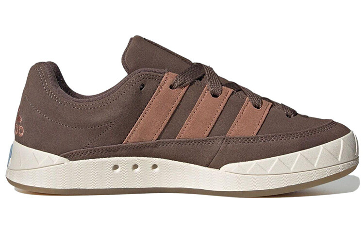 Мужские кроссовки для скейтбординга adidas originals Adimatic, Коричневый — фото 2