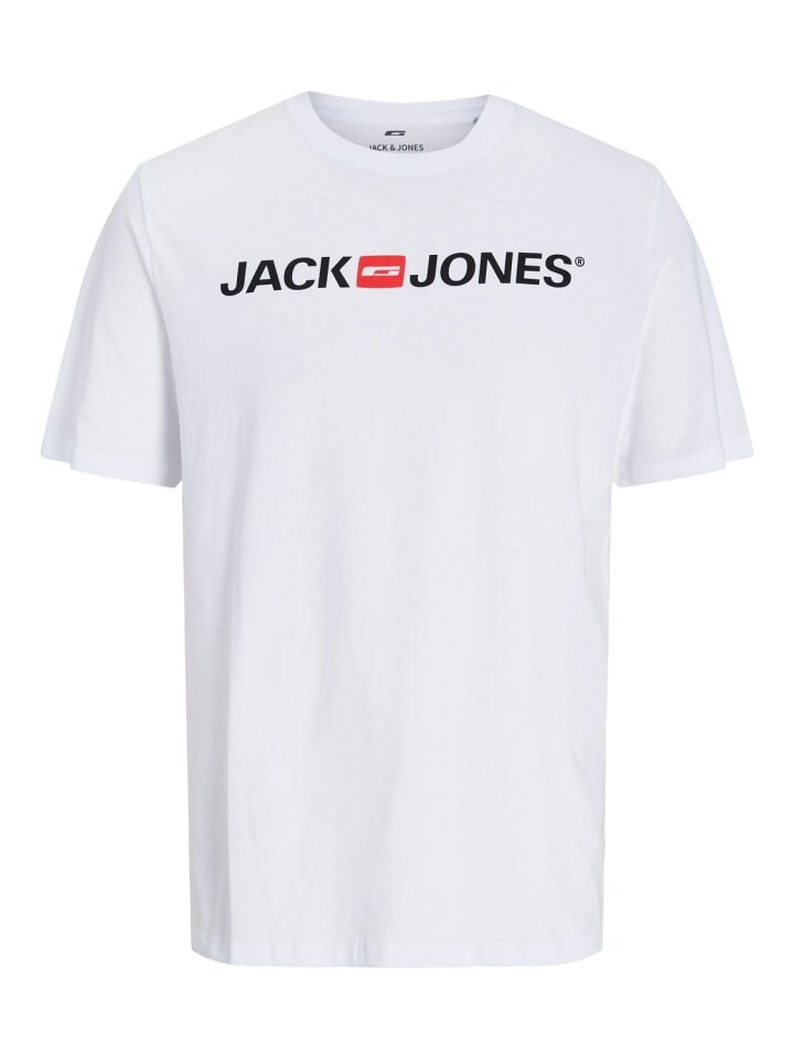 

Футболка Jack & Jones JJECOPR OLD LOGO, белый
