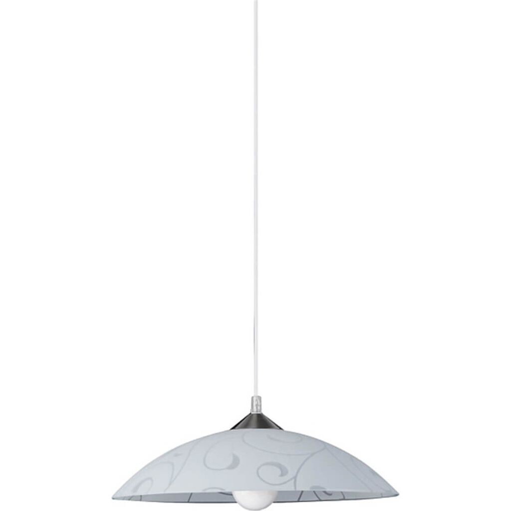 

Подвесной светильник Rabalux Harmony lux 1x E27 с рисунком белый, хром