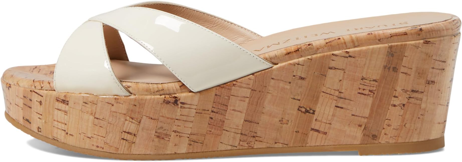 Сандалии Stuart Weitzman Carmen Platform Slide, цвет Seashell — фото 4