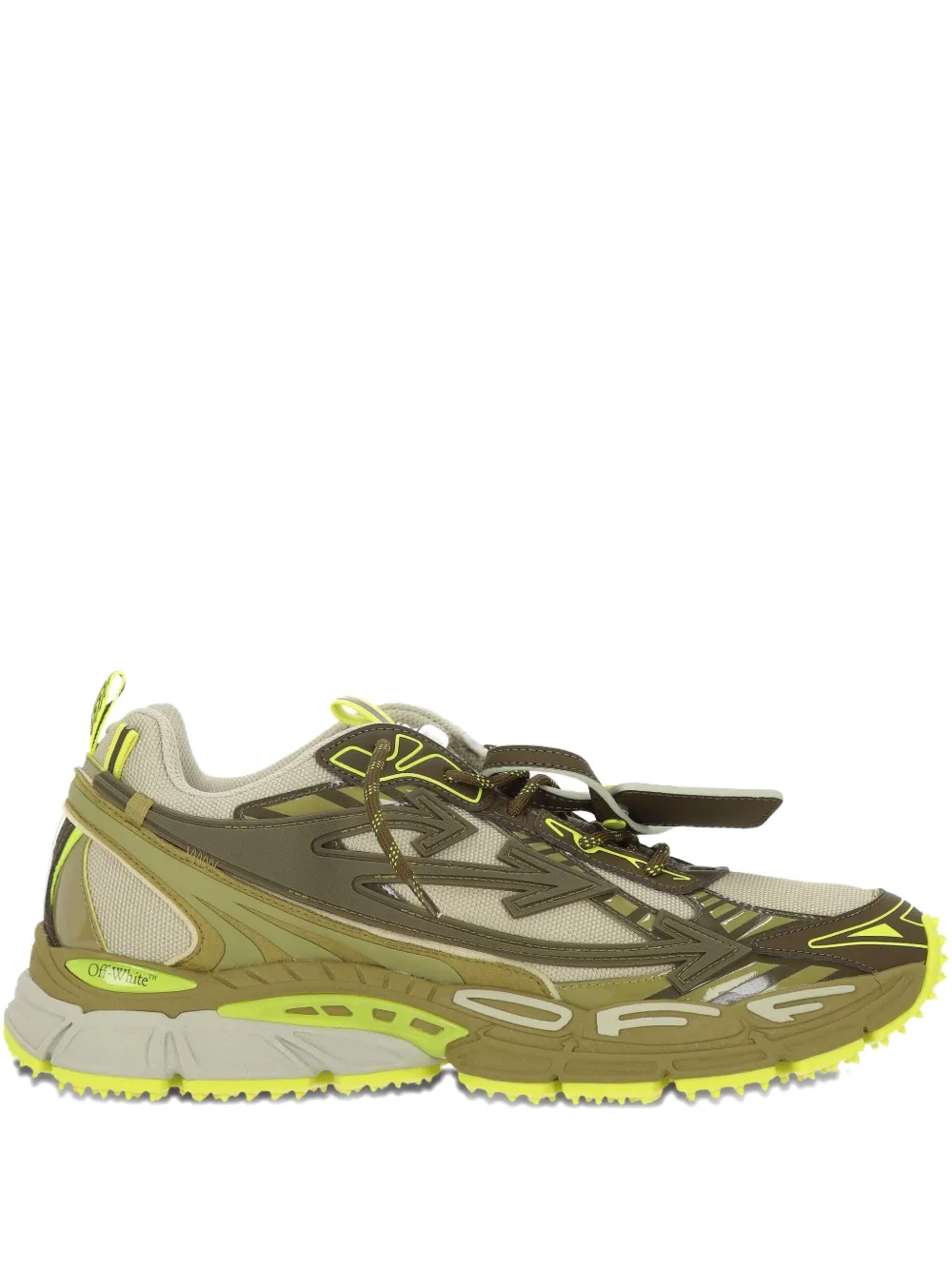 

Кроссовки с логотипом Off-White, зеленый