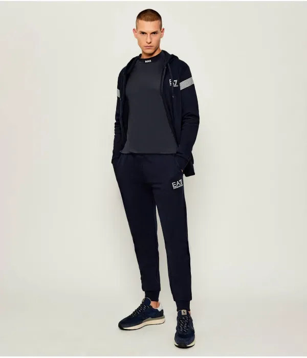 Футболка с длинным рукавом Tock Active slim fit Boss Green, темно-синий — фото 2