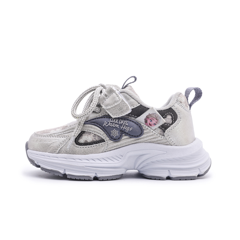 

Непромокаемые противоскользящие амортизирующие кроссовки low top для детей Disney, серый