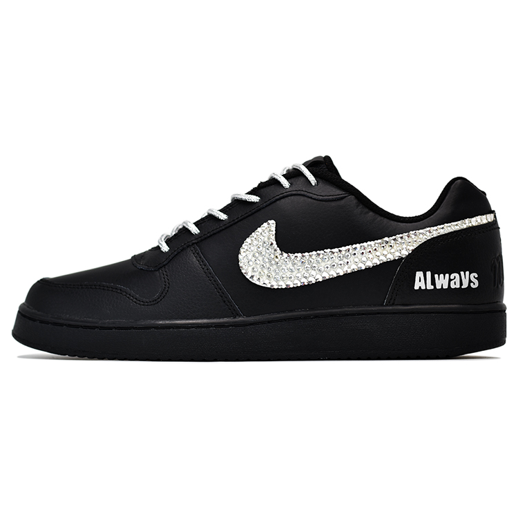 

Кроссовки Nike EBERNON Skateboarding Shoes Men Low-top Black/white, черный