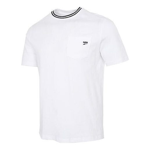 

Футболка downtown pocket t-shirt 'white black' Puma, белый
