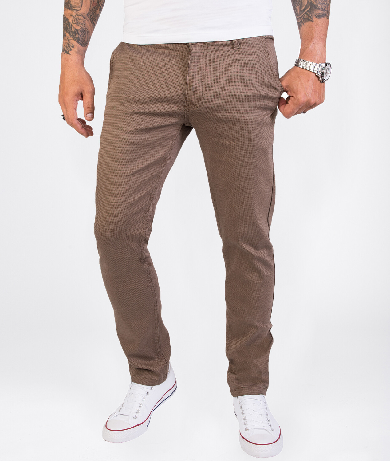 

Брюки чинос Rock Creek Stoffhose, цвет Dunkelbeige