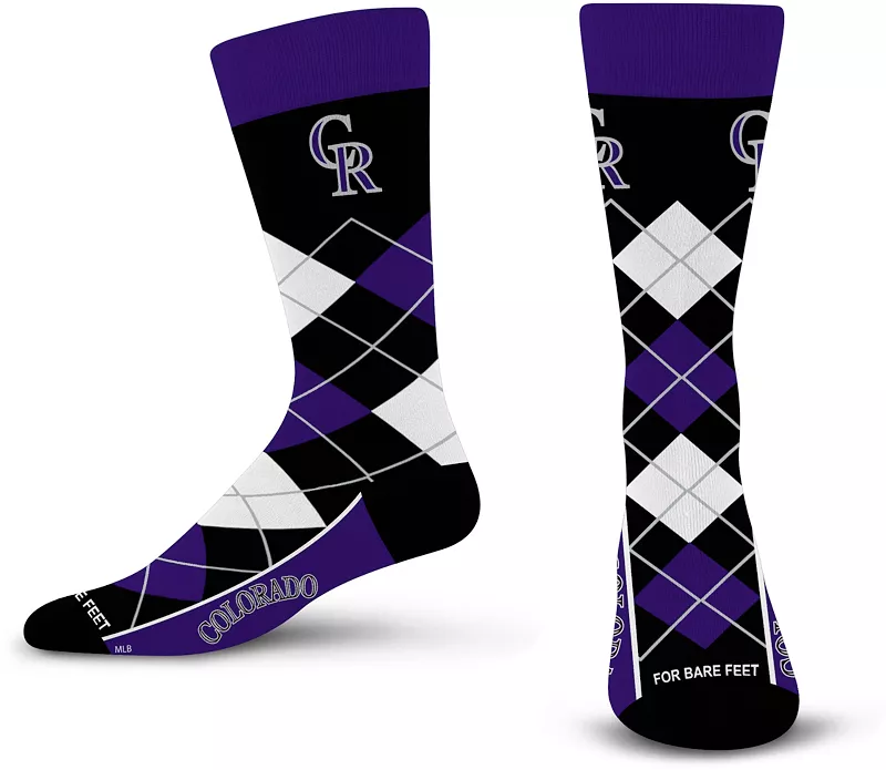 

Носки Colorado Rockies Argyle для босых ног For Bare Feet