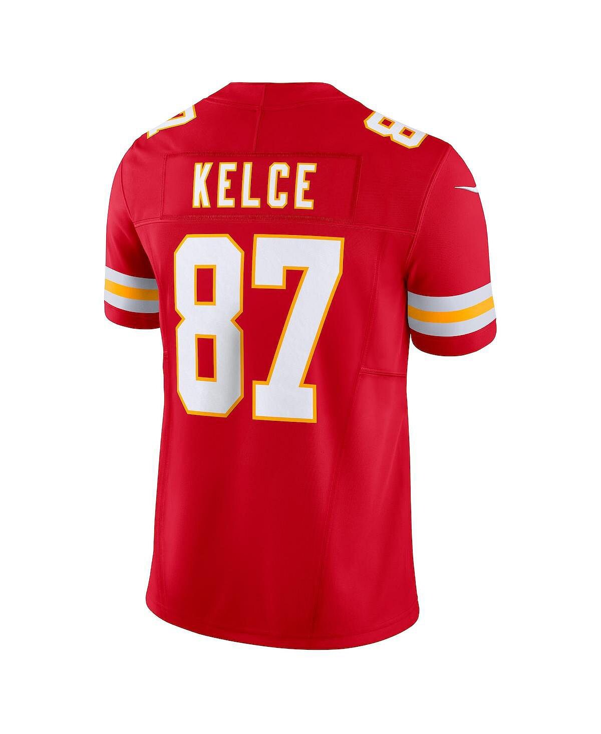 Мужские кроссовки Travis Kelce Red Kansas City Chiefs Vapor F.U.S.E. Ограниченный Джерси Nike — фото 4