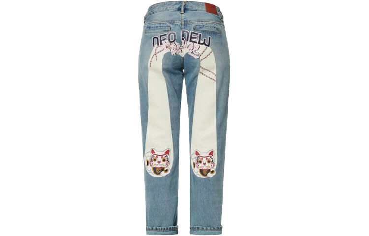 

Джинсы женские деним синие Evisu