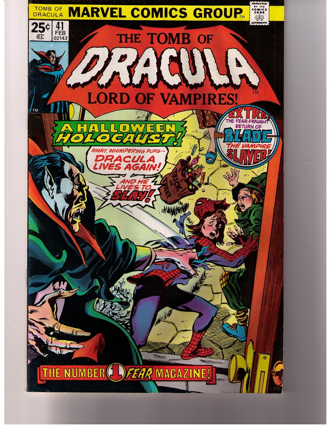 

Stan Lee Presents: The Tomb of Dracula Lord of Vampires! No. 41 Feb 1976 (A Halloween Holocaust!, Vol. 1) (Marvel Comics Group)