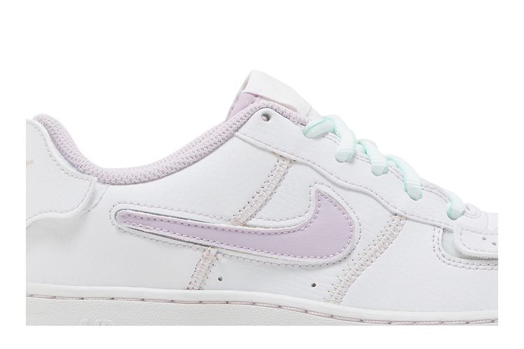 Кроссовки Air Force 1/1 GS 'White Doll', белый — фото 2