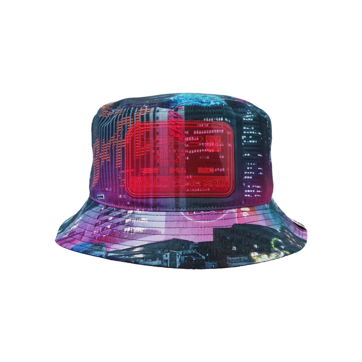 

Панама BAPE Neon Tokyo, черная