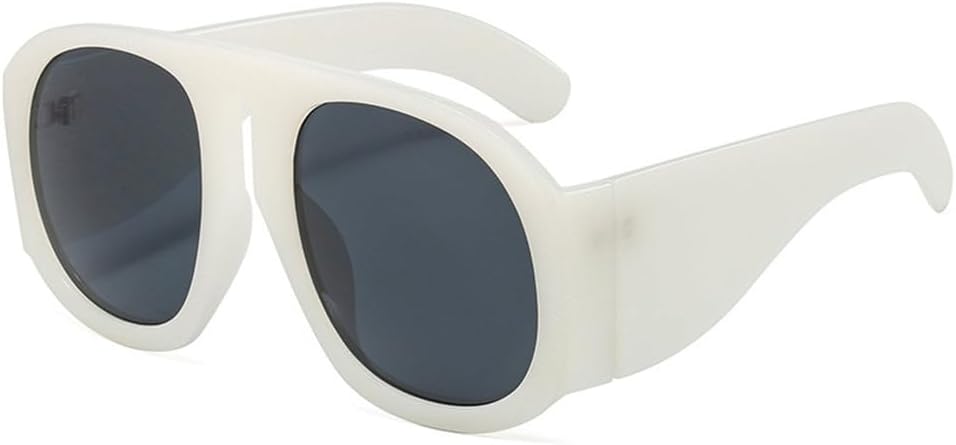 

Солнцезащитные очки UV400 для панк-стиля, с большой оправой и градиентными линзами, подходят для женщин и мужчин, для бега и занятий спортом на открытом воздухе generic, C13 White-black