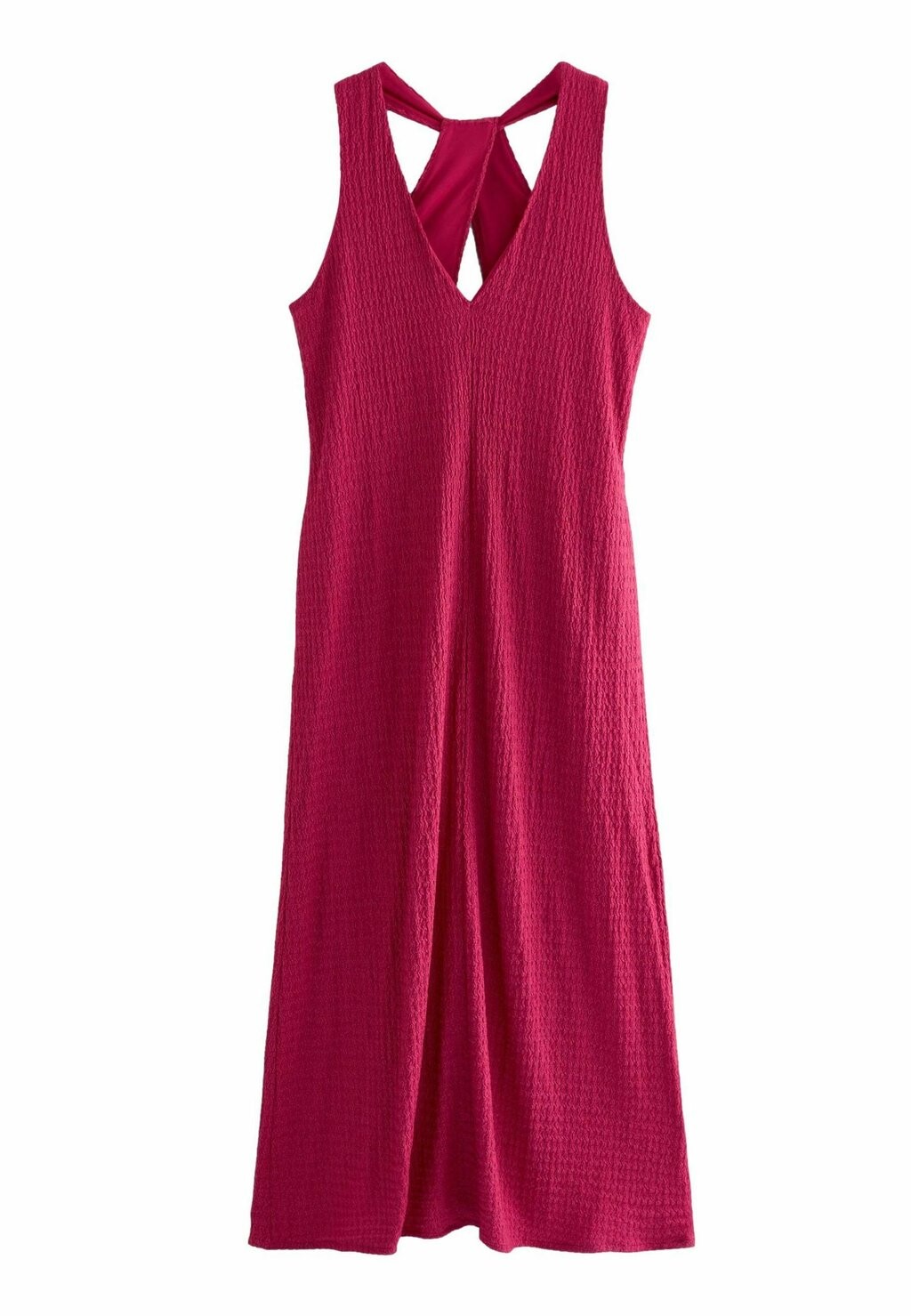 

Платье из джерси V Neck Textured Regular Fit Next, красное