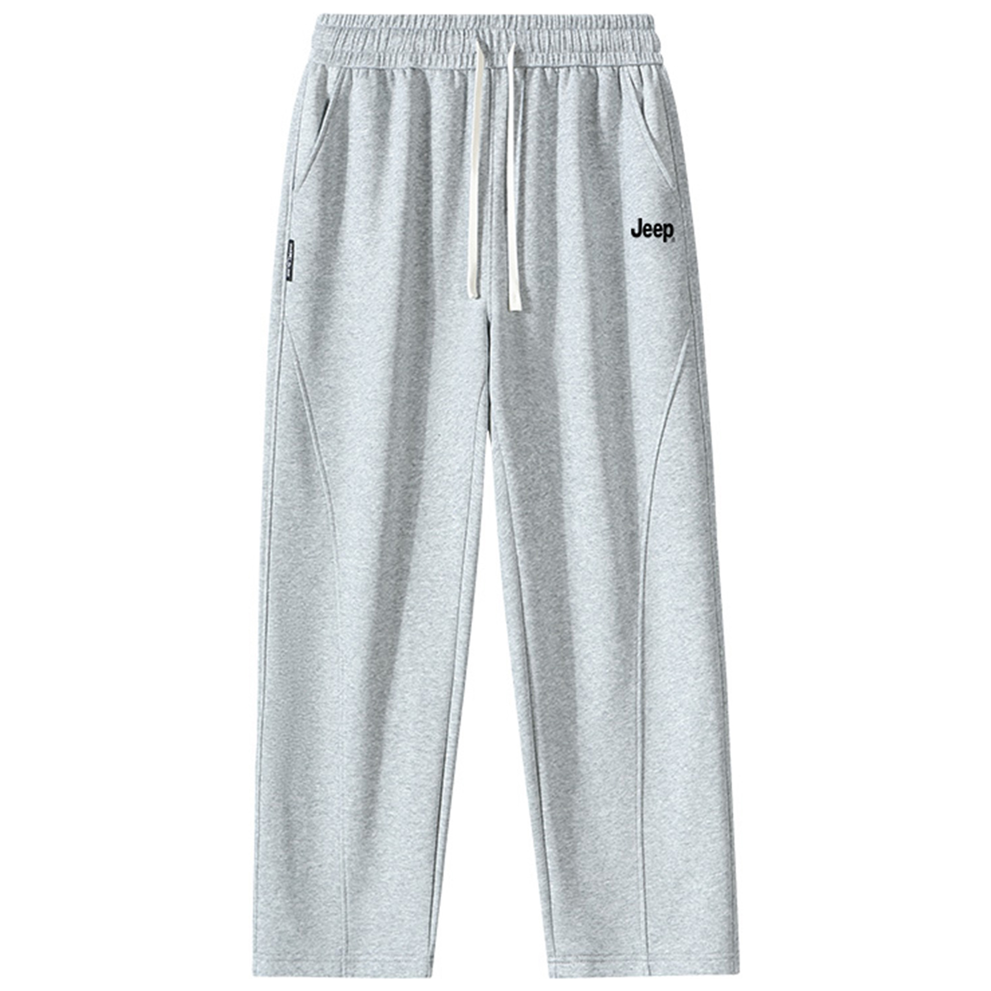 

Повседневные брюки унисекс утепленные с флисовой подкладкой карго Jeep, светло-серый