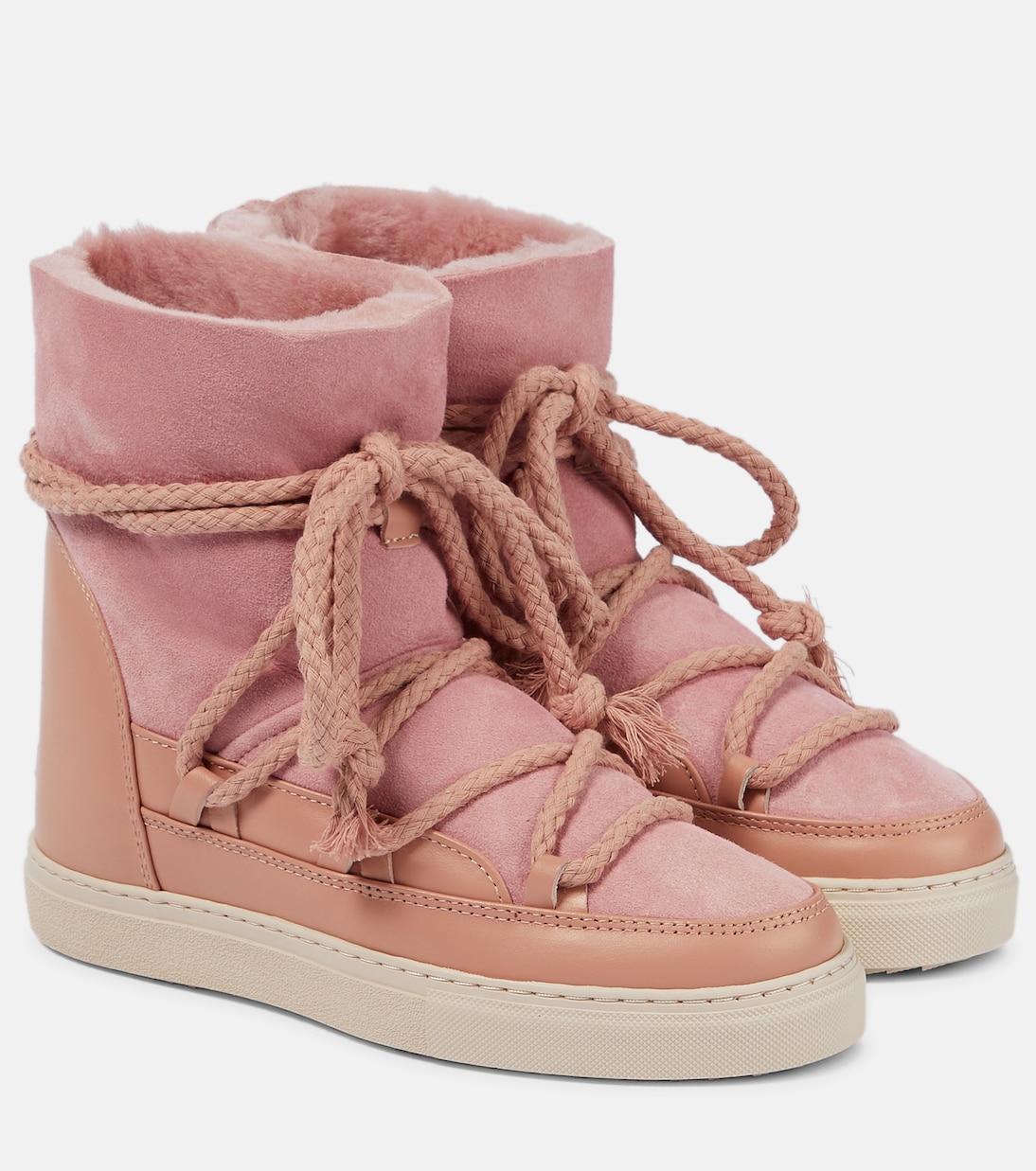 Ботильоны из натуральной кожи Sneaker Classic Inuikii, Rose