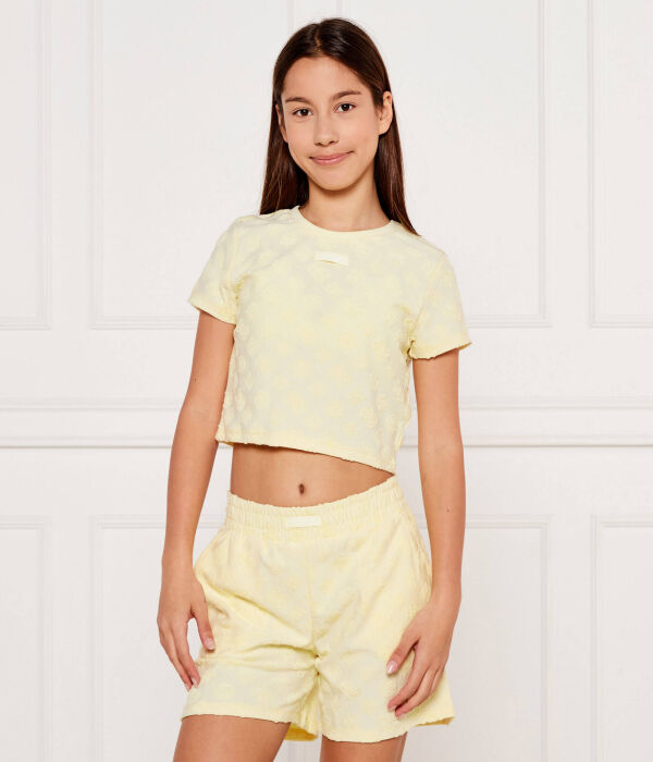 

Футболки Cropped fit Guess Active, желтый