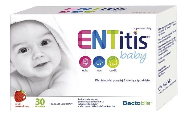 

Entitis Baby Truskawka иммуномодулятор, 30 шт.