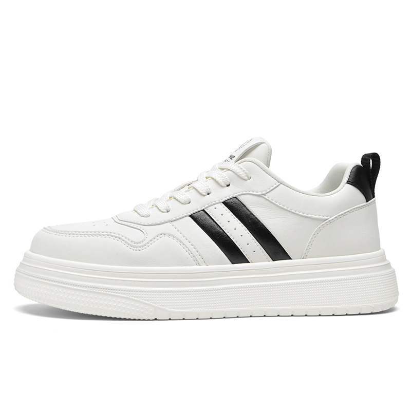 

AOKANG Мужские скейтерские кроссовки низкие черно-белые белый, цвет White[Standard Sports Shoe Size]