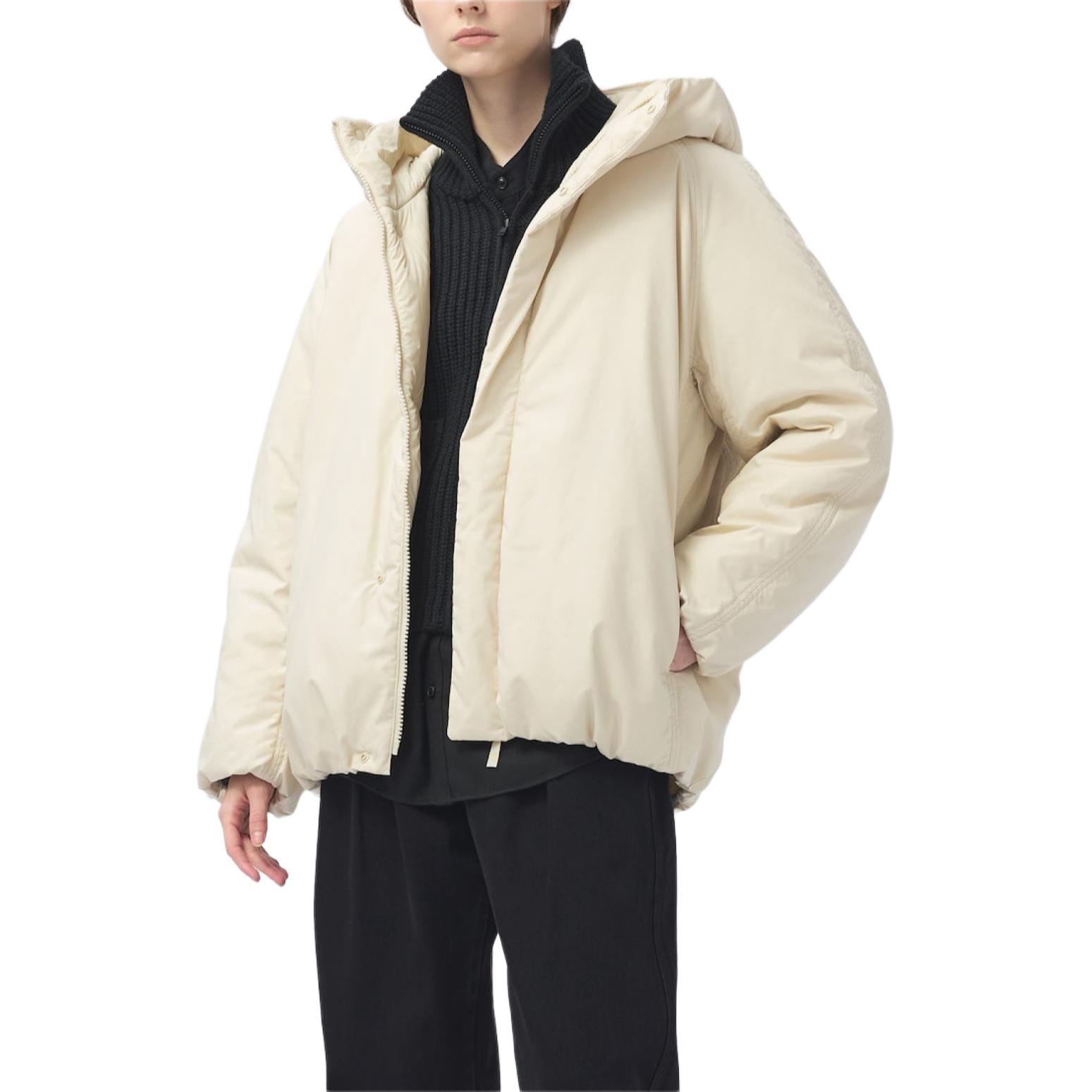 Kуртка UNIQLO U Collection Puffer Unisex, светло-бежевый — фото 4