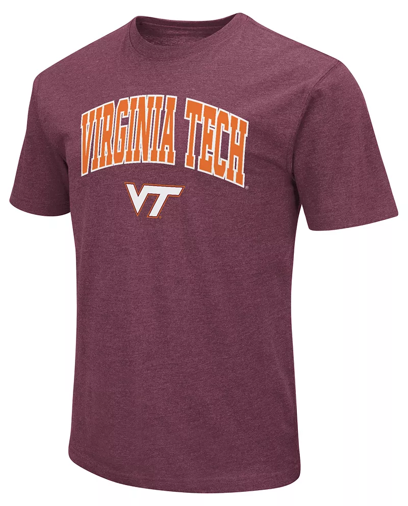 

Мужская темно-бордовая футболка Colosseum Virginia Tech Hokies