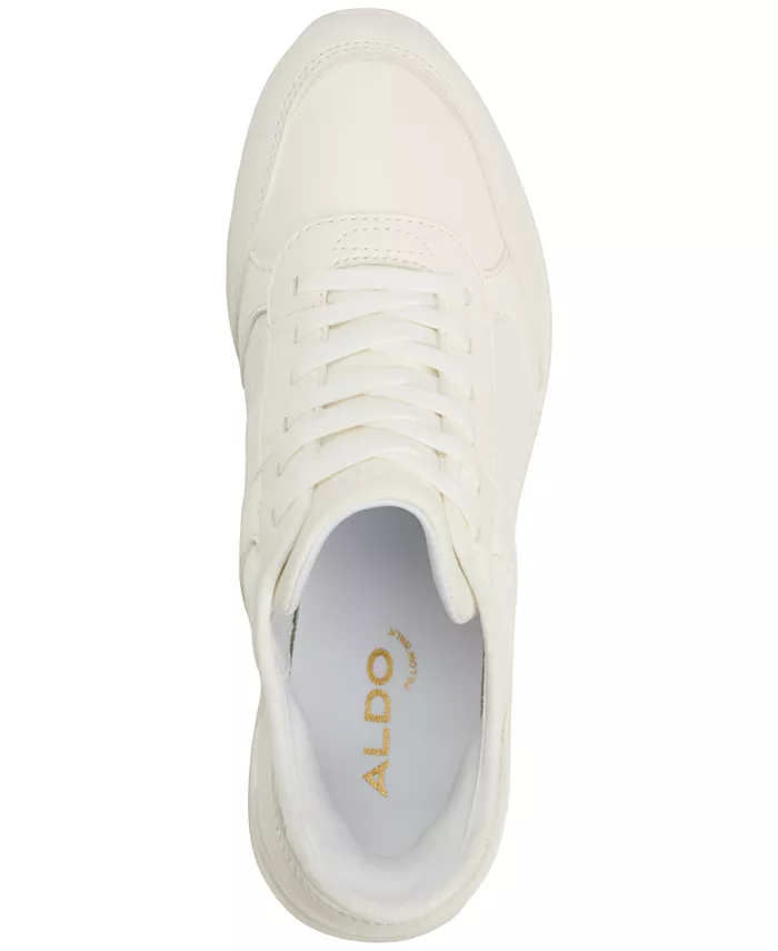 Женские кроссовки Iconistep на шнуровке с клиновидной подошвой ALDO, белый — фото 4