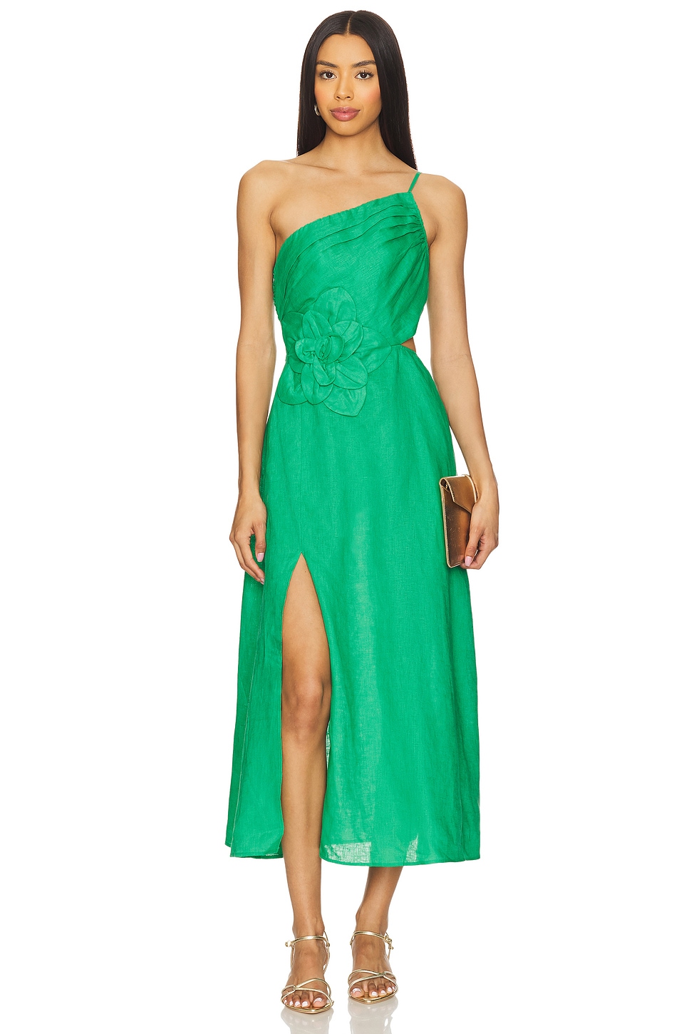 

Платье Romy Yumi Kim, green linen
