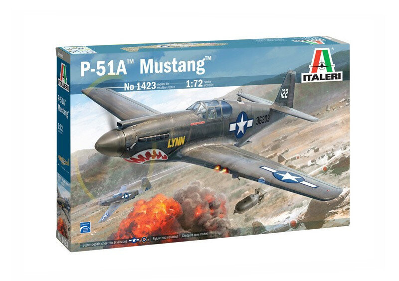 

Пластиковая модель Мустанг П-51А 1/72 Italeri