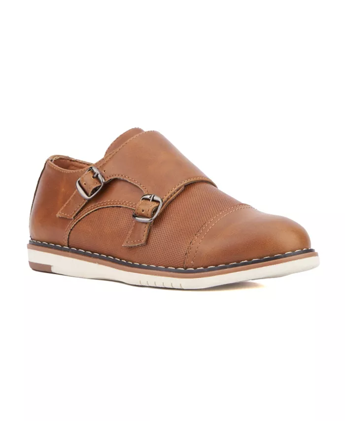 

Маленькие мальчики Юношеские туфли Michael Dress Casual Monk Strap XRAY, коричневый