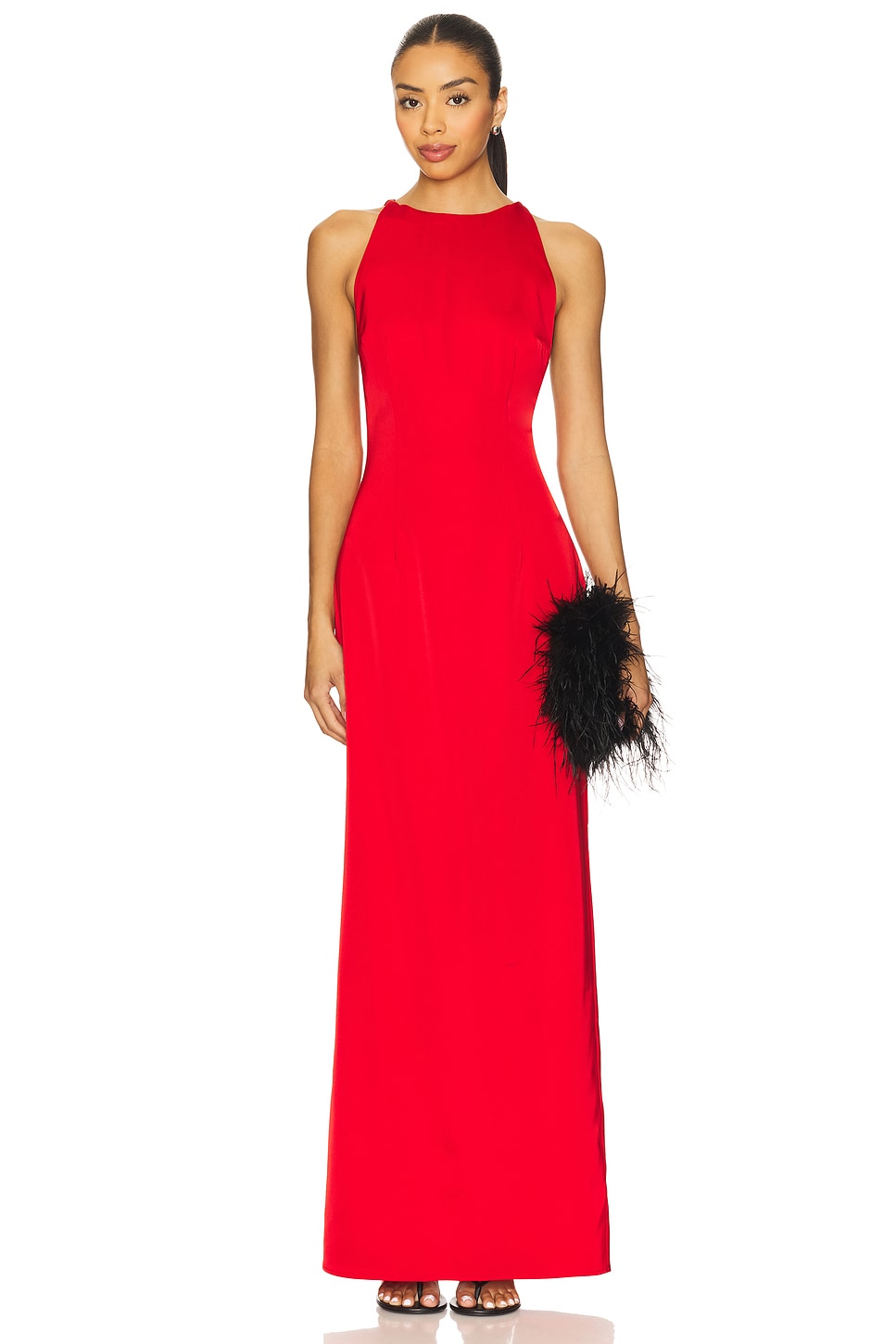 

Длинное платье Madeline Superdown, red