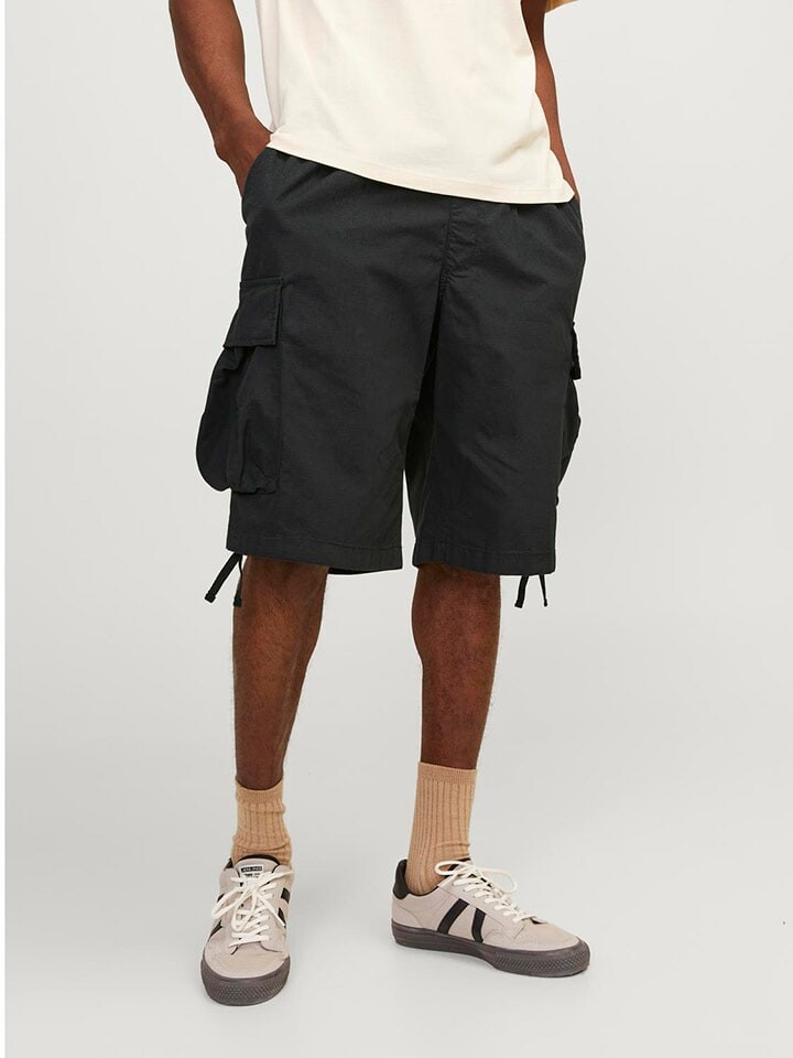 

Тканевые шорты Jack & Jones, черный