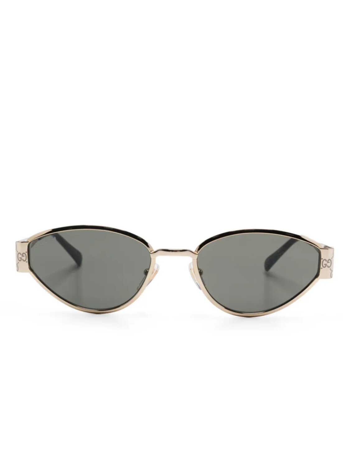 

Солнцезащитные очки Gucci Eyewear в оправе «бабочка», золотой