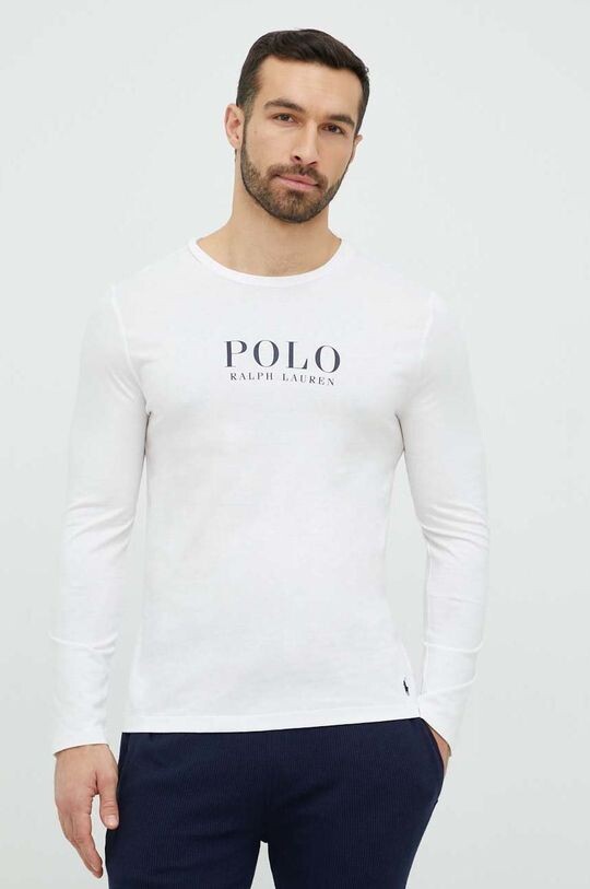 

Хлопковая пижама с длинными рукавами Polo Ralph Lauren, белый