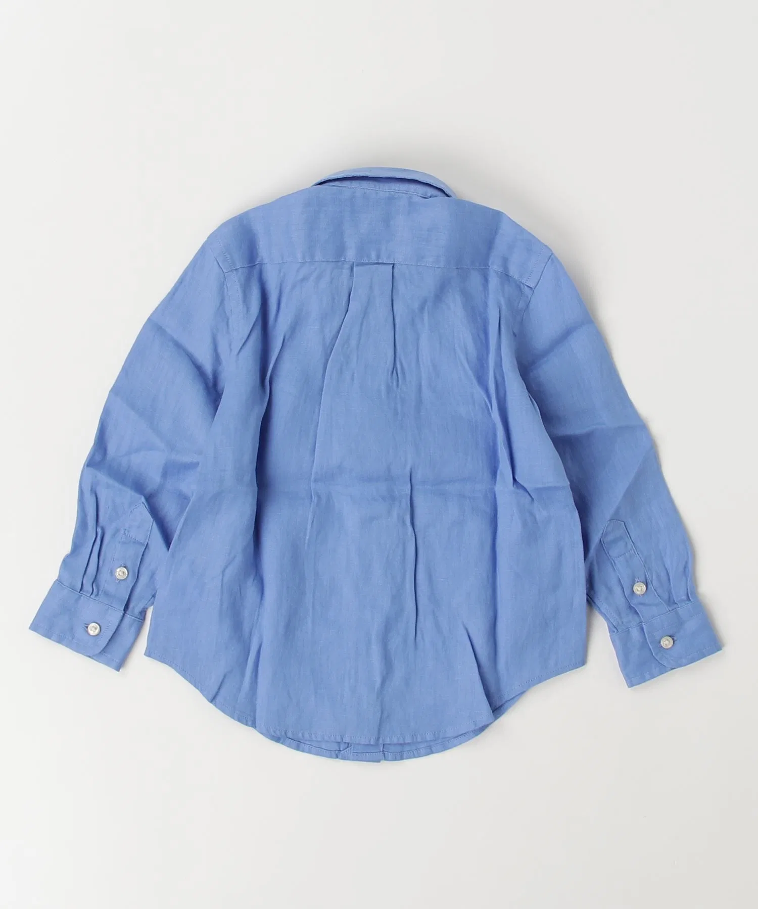 Детская рубашка POLO RALPH LAUREN CHILDRENSWEAR из льна — фото 4